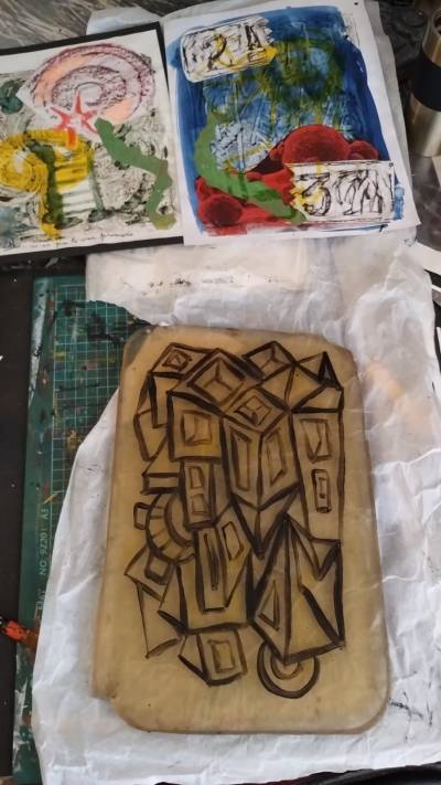  Placa imprimada