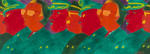Beatriz González, Los papagayos, 1987 Beatriz González, Los papagayos, 1987